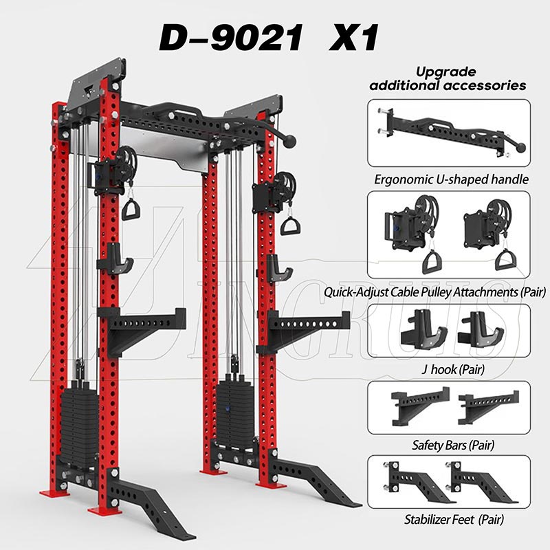 All-in-One Power Rack with Cable Crossover